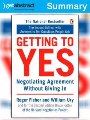 cover image of Getting to Yes (Summary)